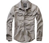 Brandit Riley Denim Camisa - Gris (2XL)