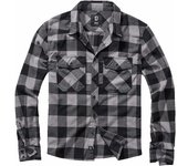 Brandit Check Camiseta - Negro Gris (2XL)