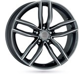 Llanta Mak Sarthe 7,5x17 5x100 Et35 57.1 Grey