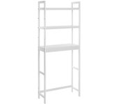 SONGMICS Estantería de inodoro de 63 x 26 x 163 cm de color blanco