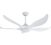 Wonderlamp Ventilador de techo con luz blanco silencioso y bajo consumo