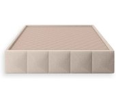 Morfeo Canapé beige 160x200 cm   tapizado con arcón de gran capacidad