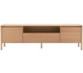 Drawer Mueble de tv 2 puertas 1 cajón de madera l180cm - madera clara