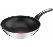 TEFAL E3001904 Emotion poele wok 28cm, revetement anti-adhésif, tous feux dont induction