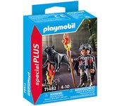 PLAYMOBIL 71482 Special Plus Guerrero con Lobo, a Partir de 4 años
