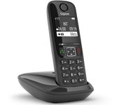 Gigaset AS690 Teléfono DECT/analógico Identificador de llamadas Negro