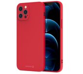 Swissten Soft Joy Case - Funda Blanda para iPhone 14 Plus - Rojo