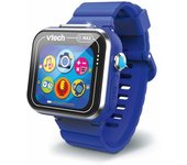 VTech - Kidizoom Smartwatch MAX Azul, Reloj Inteligente para niños, Doble cámara de Fotos, vídeos, Juegos, Pantalla táctil Horizontal, Versión ESP