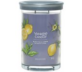 Yankee Candle Black Tea & Lemon vela Cilindro Gris 1 pieza(s)