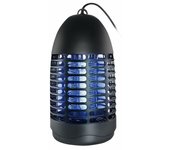 SIMON - Mata Moscas y Mosquitos Eléctrico, Lámpara Antimosquitos para Interior, Mata Moscas Electrónico, Ilumina y Mata Insectos Voladores, Cobertura de 25m², Luz LED Fluorescente de 7W, Color Negro
