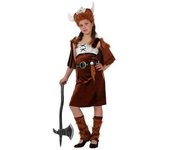 Atosa - Disfraz de vikingo para niña, talla 116 (8422259107040)