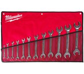 Milwaukee klucz dwustronnie płaski zestaw 12szt.