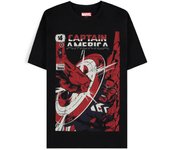 Capitán América Brave New World - Retro Hombre Camiseta Negro M 100% algodón Vorne Bedruckt Regular