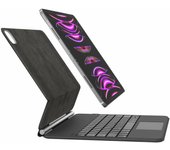 Belkin Pro Funda para iPad con Teclado retroiluminado y Soporte magnético, Control Multi-Touch, Almacenamiento magnético Apple Pencil, QWERTY, Teclas Multimedia para iPad M4 Pro 13"