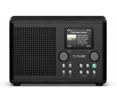 Pure Classic H4i - Radio por Internet con WiFi, Dab+, FM, Bluetooth 5.3 y USB - Altavoz de 10 W - Pantalla a Color de 2,4" - 150 presintonías - Temporizador de Cocina y sueño - Entrada AUX - Negro