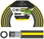 Manguera de jardín Awtools Classic Pro 1/2" 30m, ideal para exteriores, flexible, resistente, perfecta para riego y jardinería, alta durabilidad, fácil de manejar y almacenar.