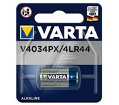 Varta Foto - Pila alcalina (V4034PX, 6V) Color Plateado