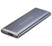 Conceptronic DDE03G caja para disco duro externo Caja externa para unidad de estado sólido (SSD) Gris M.2