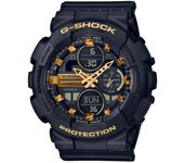 Reloj Casio GMA-S140M-1AER Resina correa color: Negro Dial Negro Analógico - Digital Hombre