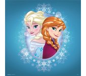 Grupo Erik Print Disney Frozen Anna & Elsa, Multicolor, 30x30 cm