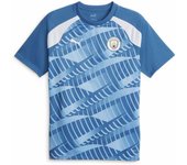 MCFC 772844-10 Prematch SS Jersey T-Shirt Unisex Blue Tamaño XL