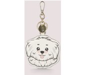 Bichon Key Holder