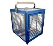 Transportin o jaula de viaje para loros BLUE SMALL