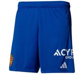 Adidas - Pantalón corto Real Zaragoza Primera Equipación 2024-2025, Unisex, Blue-White, XL