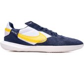 Nike - Zapatilla de fútbol sala Street Gato Niño, Unisex, Midnight navy-Vivid Sulfur-White-Sail, 5,5Y