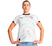 Puma - Camiseta Portugal Segunda Equipación 2024-2025 Mujer, Mujer, White-Black, XS