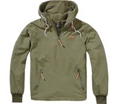 Brandit Luke Windbreaker Chaqueta - Verde (XL)