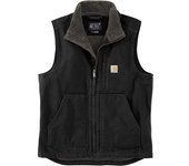 Carhartt Duck Mock Neck chaleco - Negro