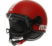 MOMO FGTR Classic Candy Casco Jet - Rojo (M)