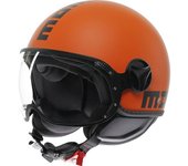 MOMO FGTR Classic Candy Casco Jet - Naranja (L)