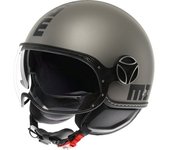 MOMO FGTR Evo Mono Casco Jet - Plata (L)