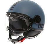 MOMO FGTR Classic Mono Casco Jet - Azul (L)