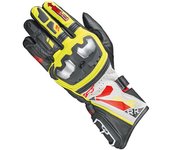 Held Akira RR Guantes de motocicleta - Negro Amarillo (XL)