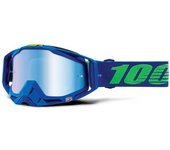 100% Racecraft Extra Dreamflow Gafas de Motocross - Verde Azul (un tamaño)