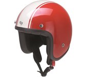 Redbike RB 757 Bologna Casco Jet - Rojo Blanco (XS)