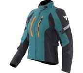 Dainese Mangen Absoluteshell Pro Chaqueta textil impermeable para mujer - Negro Azul (44)