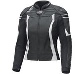 Held Street 3.0 Chaqueta de cuero de moto para mujer - Negro Blanco (38)