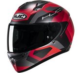 HJC C10 Tins Casco - Negro Rojo (XL)