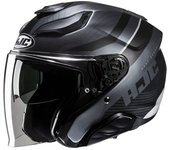 HJC F31 Naby Casco Jet - Negro Plata (M)