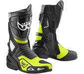 Berik Donington Botas de moto - Negro Amarillo (47)
