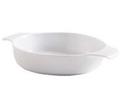 Cazuela porcelana blanca 24 cm, 1,2 l (2g) 1 unidad (Blanco) - Eschenbach