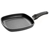Parrilla serie 11 vitrocerámica y gas con mango extraíble 26x26x4 cm 1 unidad - Skk
