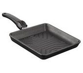 Parrilla serie 11 vitrocerámica y gas con mango extraíble 24x24x4 cm 1 unidad - Skk
