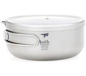 Fiambrera de titanio 800 ml 1 unidad (Gris) - Keith