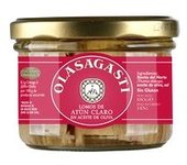 Atún lomos en aceite oliva cristal 190 g - Olasagasti