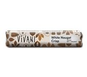 10 x Barrita crujiente de turrón blanco 1 barrita de 35g (Avellana - Chocolate) - Vivani